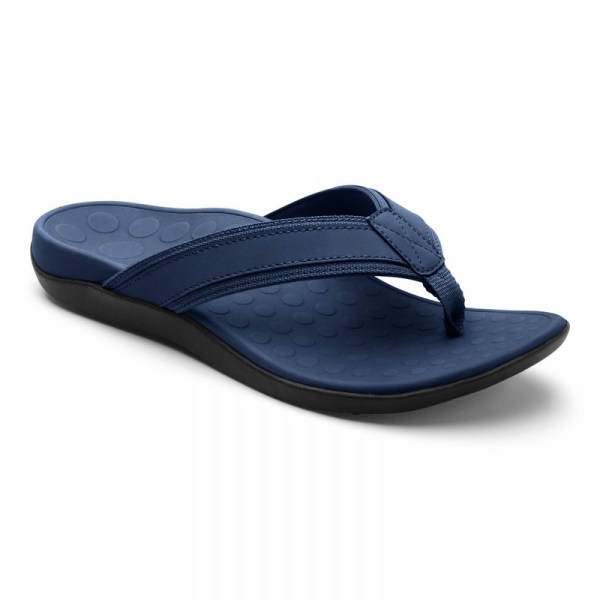 Vionic Sandals Ireland - Tide Toe Post Sandal Navy - Mens Shoes Online | FESVZ-4160